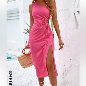 SHEIN VCAY Summer Beach Leisure Vacation Dress